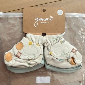 NWT Goumi Kids Baby Boots Set Surfs Up Swell SZ 0-3mo Bamboo Stay On